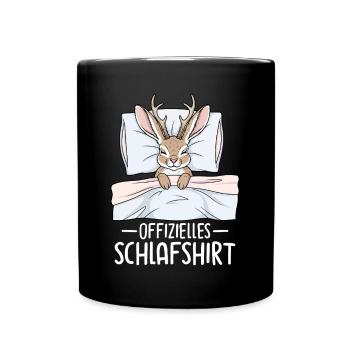 Official Sleep Shirt - Full Colour Mug - black - Front