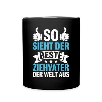 This is what the best foster father in the world looks like - Full Colour Mug - black - Front