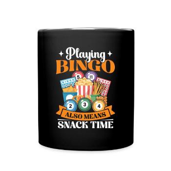 Bingo et collations Jeux d’argent Bingo Party - Mug uni - noir - Devant
