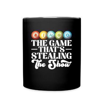 Bingo Gift for Bingo Players - Full Colour Mug - black - Front