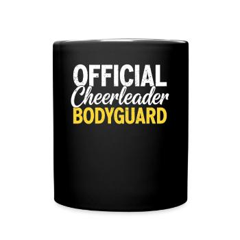 Official Cheerleader Bodyguard - Full Colour Mug - black - Front