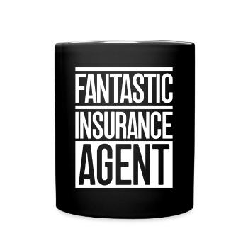 Insurance Agent Costume Fantastic Agent Medicare - Tasse einfarbig - Schwarz - Vorne