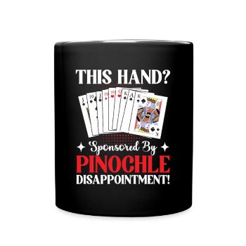 Pinochle Champion présente une soirée de jeu parfaite - Mug uni - noir - Devant