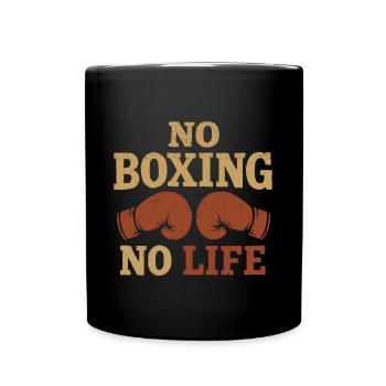 No Boxing No Life Boxing Gloves Boxing Gloves - Full Colour Mug - black - Front