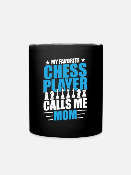 Échecs Père Joueur d’échecs Papa Enfants Fils - Mug uni - noir