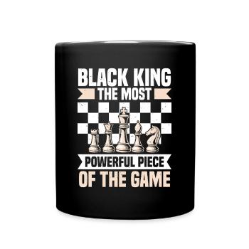 chess piece king chess club chess - Full Colour Mug - black - Front