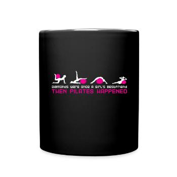 Pilates - Mug uni - noir - Devant