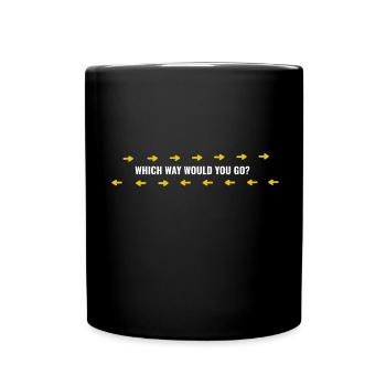 par où irais-tu? Chemin de Saint-Jacques Camino - Mug uni - noir - Devant