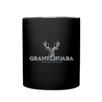 Grantlhuaba Grantler aus Passion Grantler Shirt - Tasse einfarbig - Schwarz - Vorne
