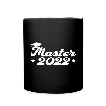 Bestandene Masterprüfung 2022 Master Geschenk - Tasse einfarbig - Schwarz - Vorne
