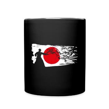 Kendo Japanese Martial Arts Kenjutsu Kendoka - Full Colour Mug - black - Front