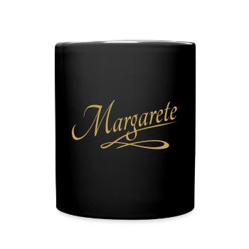 Prénom de Margarete - Mug uni - noir - Devant