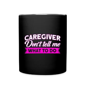 Health Assistance Home Nursing Nurse - Full Colour Mug - black - Front