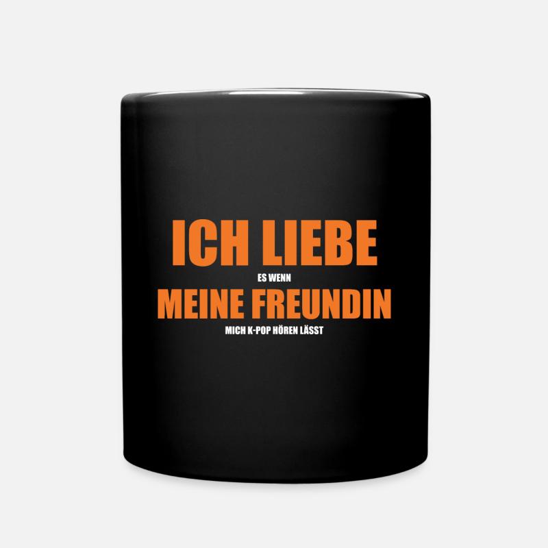K-pop - Tasse einfarbig - Schwarz