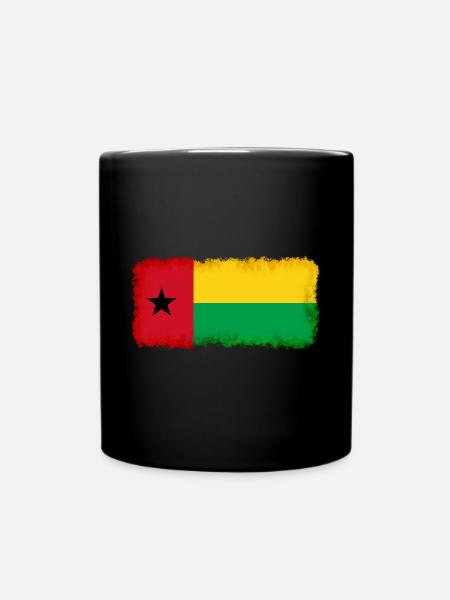 Guinea Bissau - Tasse einfarbig - Schwarz