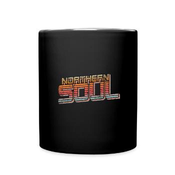 Northern Soul Retro - Full Colour Mug - black - Front