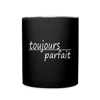 Homme toujours parfait humour drôle homme - Mug uni - noir - Devant