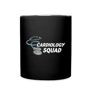 Escouade de cardiologie Infirmière cardiaque Cardiologue Coeur - Mug uni - noir - Devant