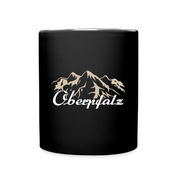 Oberpfalz Bayern Heimat Geschenk - Tasse einfarbig - Schwarz - Vorne