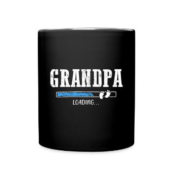 Chargement de grand-père - Mug uni - noir - Devant