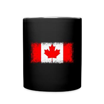 Kanada - Tasse einfarbig - Schwarz - Vorne