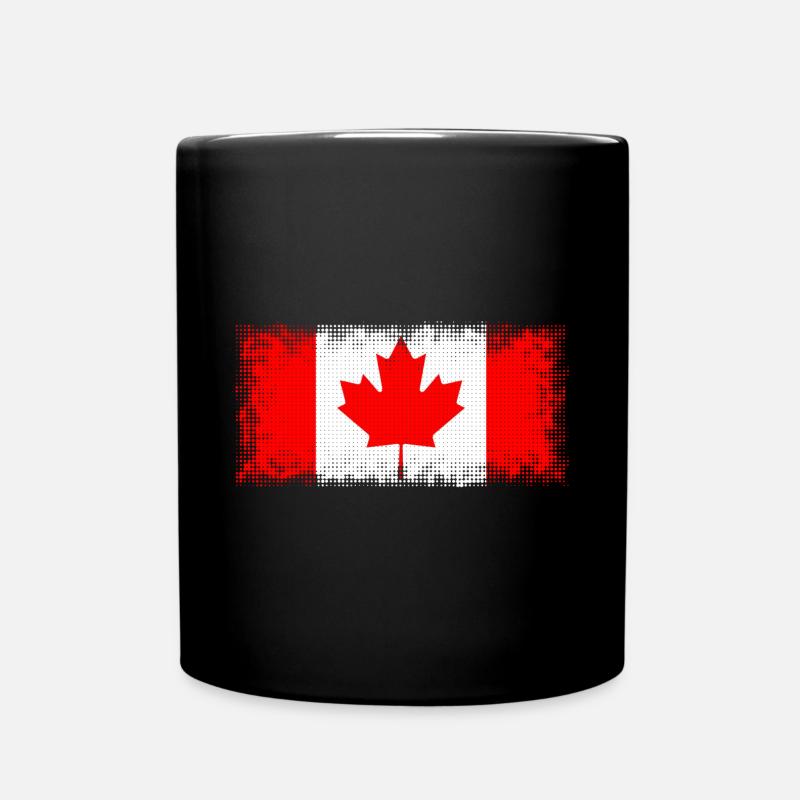 Kanada - Tasse einfarbig - Schwarz