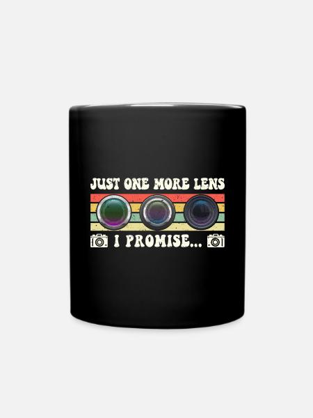 Photography Camera Lens Lens - Tasse einfarbig - Schwarz