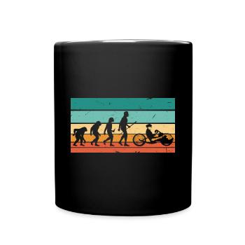 Vintage Evolution Handbike - Tasse einfarbig - Schwarz - Vorne