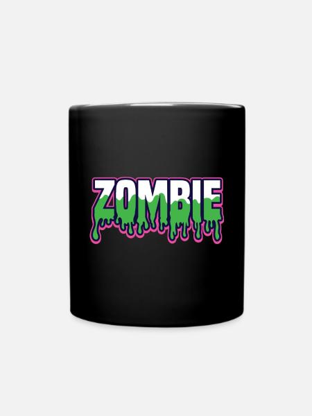 Horror, Zombie, Halloween Design - Tasse einfarbig - Schwarz