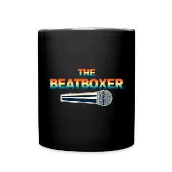 Le Beatboxer Music Microphone Percussion Vocale - Mug uni - noir - Devant