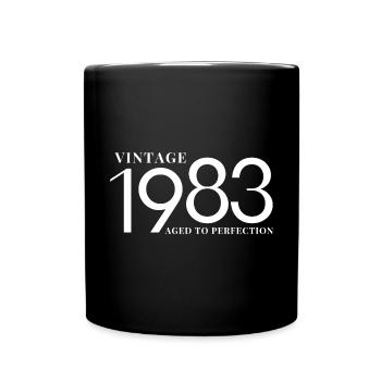 Legende von 1983 - Tasse einfarbig - Schwarz - Vorne