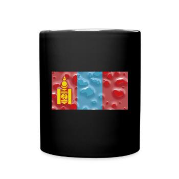 Mongolie - Mug uni - noir - Devant