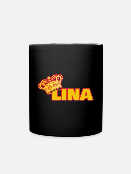 Lina - Mug uni - noir