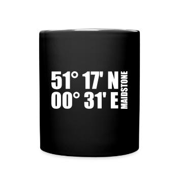 Maidstone Coordinates - Full Colour Mug - black - Front