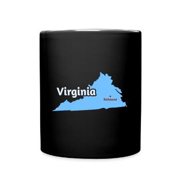 Richmond Virginia Design für stolze Virginier - Tasse einfarbig - Schwarz - Vorne