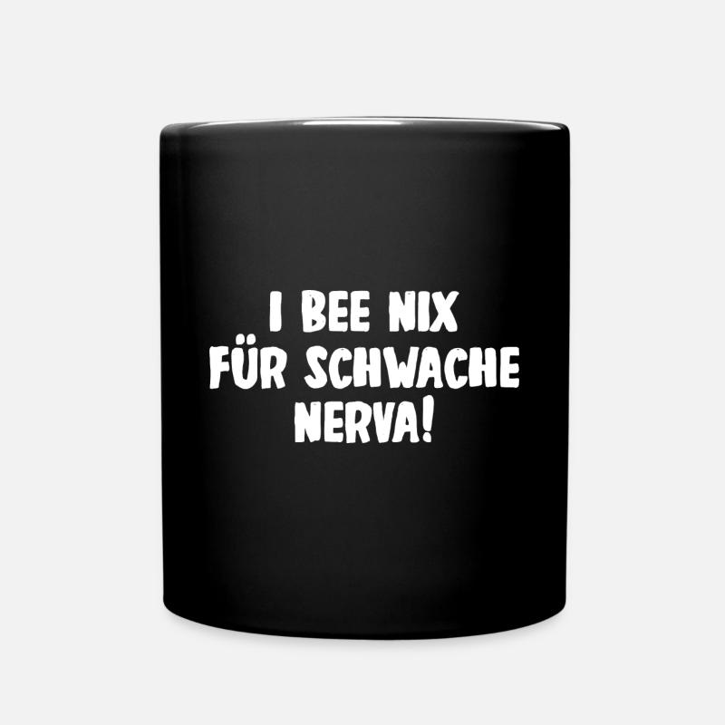 Schwäbischer Dialekt Spruch Schwäbisch Schwabe - Tasse einfarbig - Schwarz