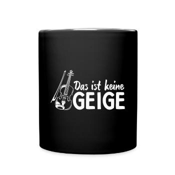 Bratsche Viola Orchester Musiker Bratschist - Tasse einfarbig - Schwarz - Vorne