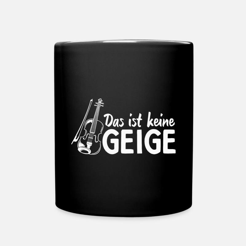 Bratsche Viola Orchester Musiker Bratschist - Tasse einfarbig - Schwarz