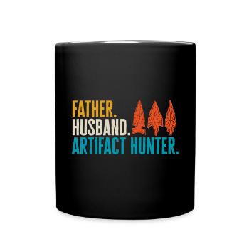Arrowhead Hunting Arrowhead Collector - Full Colour Mug - black - Front