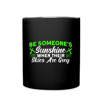 Santé mentale Green Loop Santé mentale - Mug uni - noir - Devant