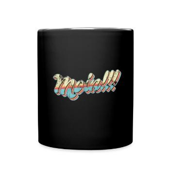 Moin Spruch Hamburg - Tasse einfarbig - Schwarz - Vorne