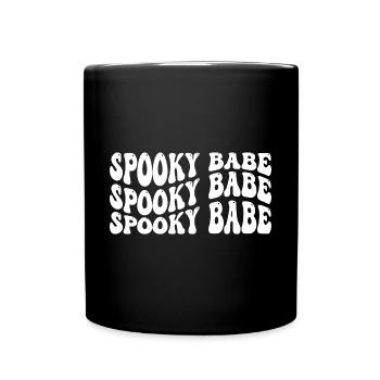 Spooky babe - Tasse einfarbig - Schwarz - Vorne