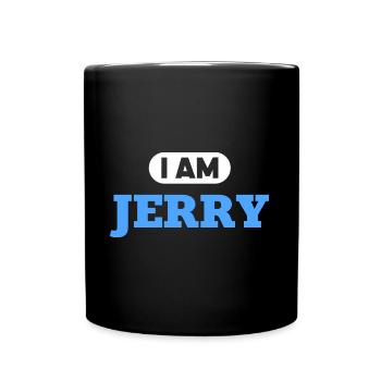 Jerry Name Saying für stolze Jerrys - Tasse einfarbig - Schwarz - Vorne