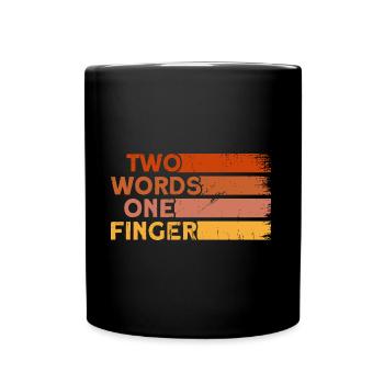 Sarcasm Irony Sarcastic Gift - Full Colour Mug - black - Front