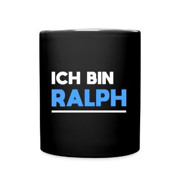 Ralph Name Spruch für stolze Ralphs - Tasse einfarbig - Schwarz - Vorne