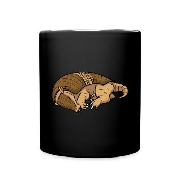 Cadeau de tatou drôle de dicton - Mug uni - noir - Devant