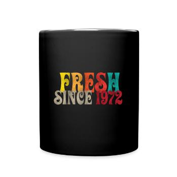 Vintage 1972 - Tasse einfarbig - Schwarz - Vorne