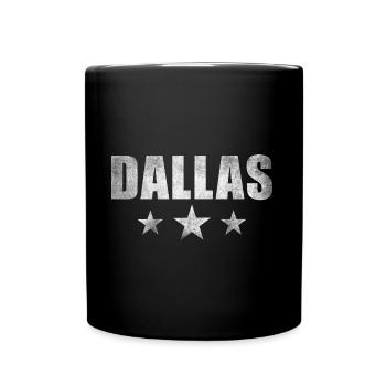Cooles Dallas-Design für stolze Texaner - Tasse einfarbig - Schwarz - Vorne