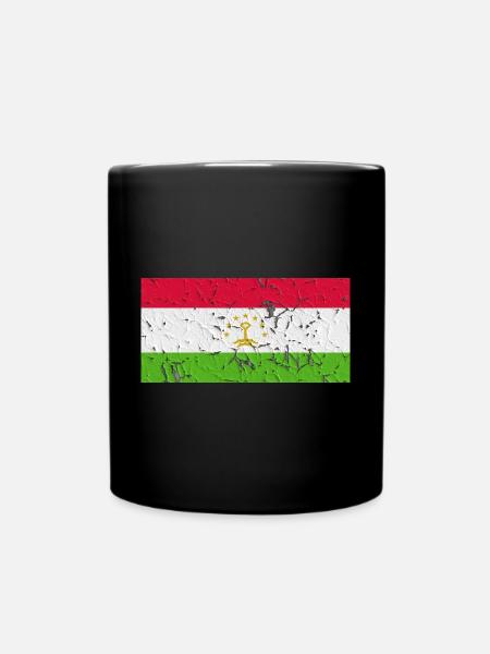 Tadschikistan - Tasse einfarbig - Schwarz
