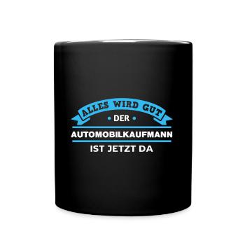 Automobilkaufmann Design für stolze Profis - Tasse einfarbig - Schwarz - Vorne